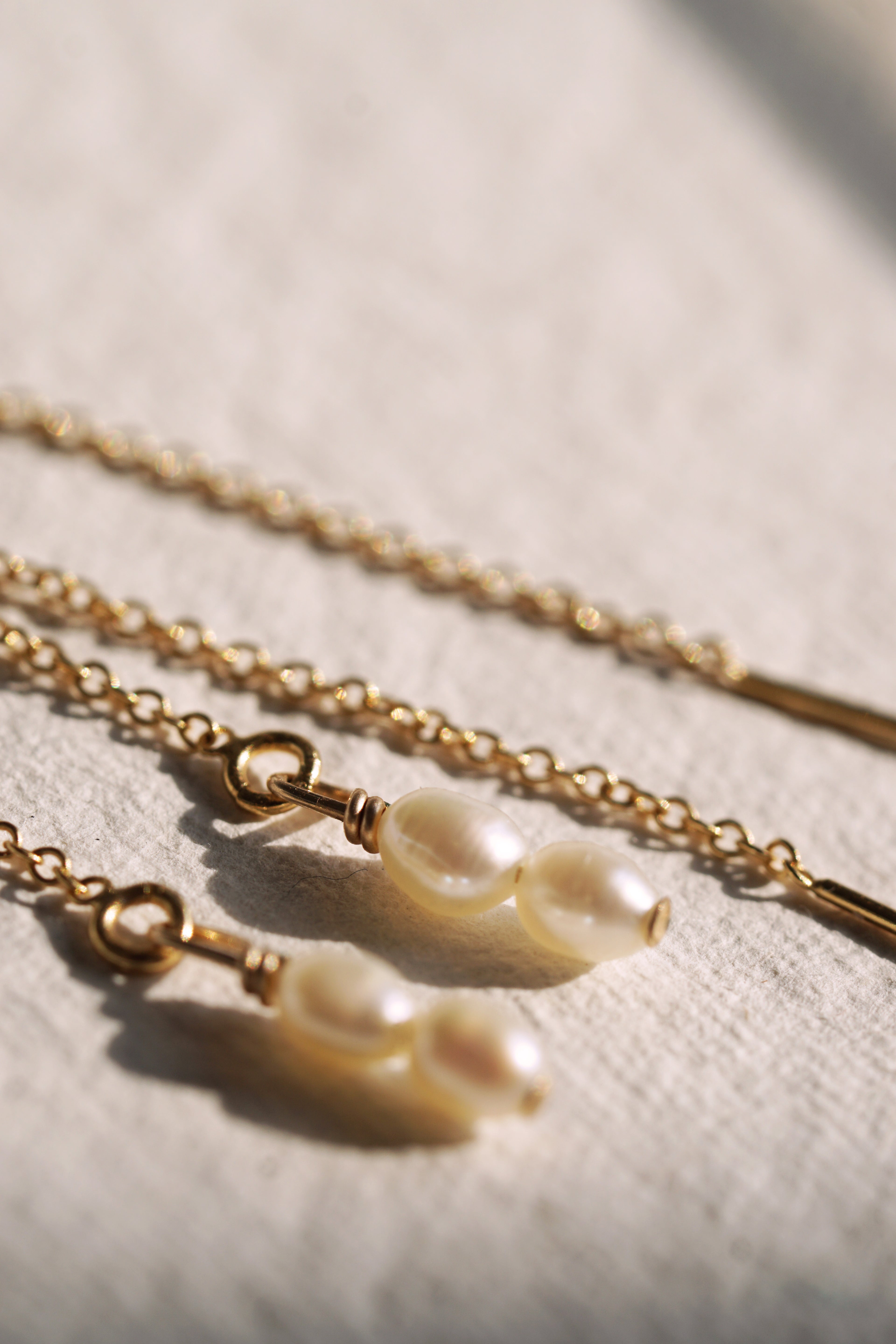 Freshwater Pearl Gold Filled Threaders