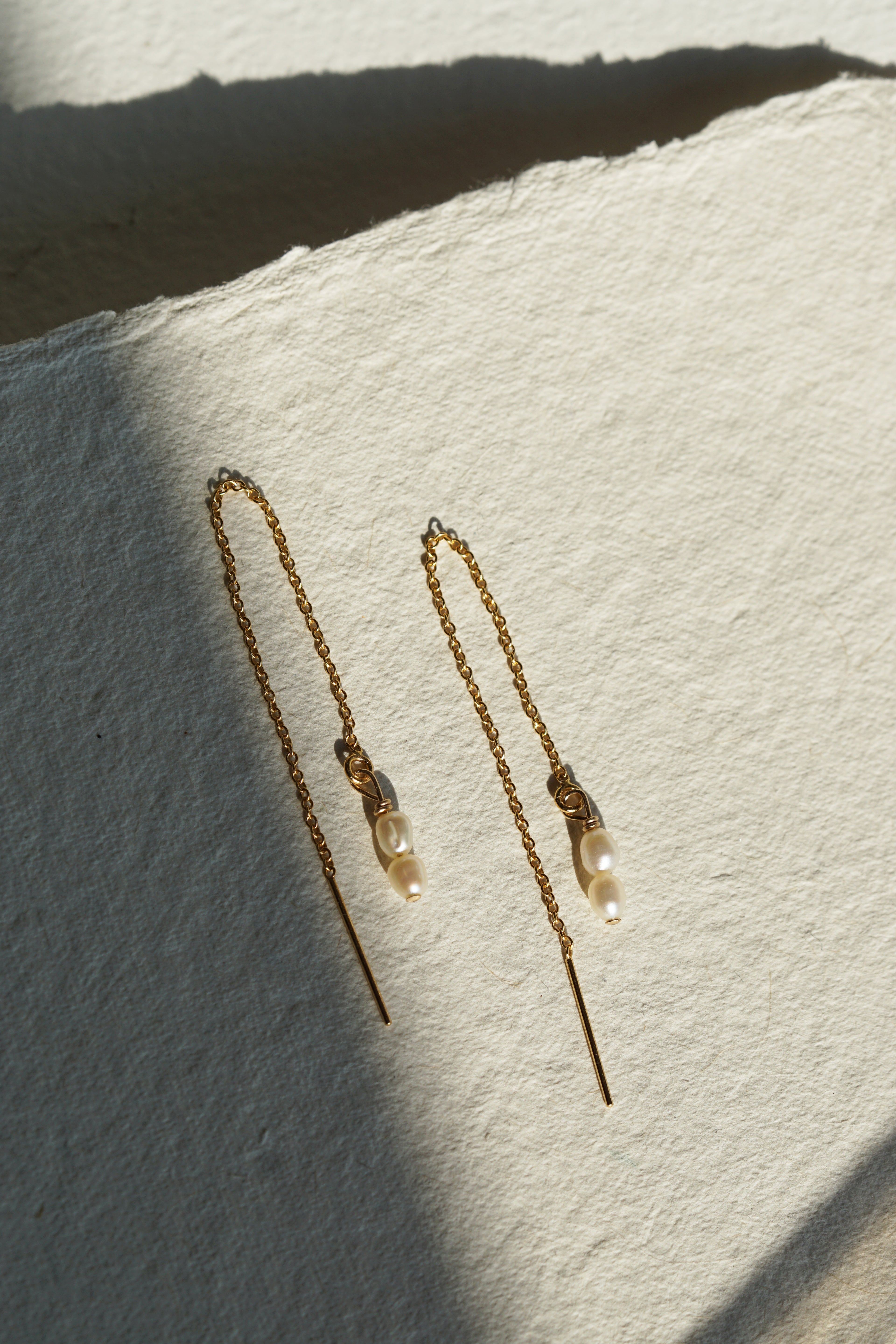 Freshwater Pearl Gold Filled Threaders